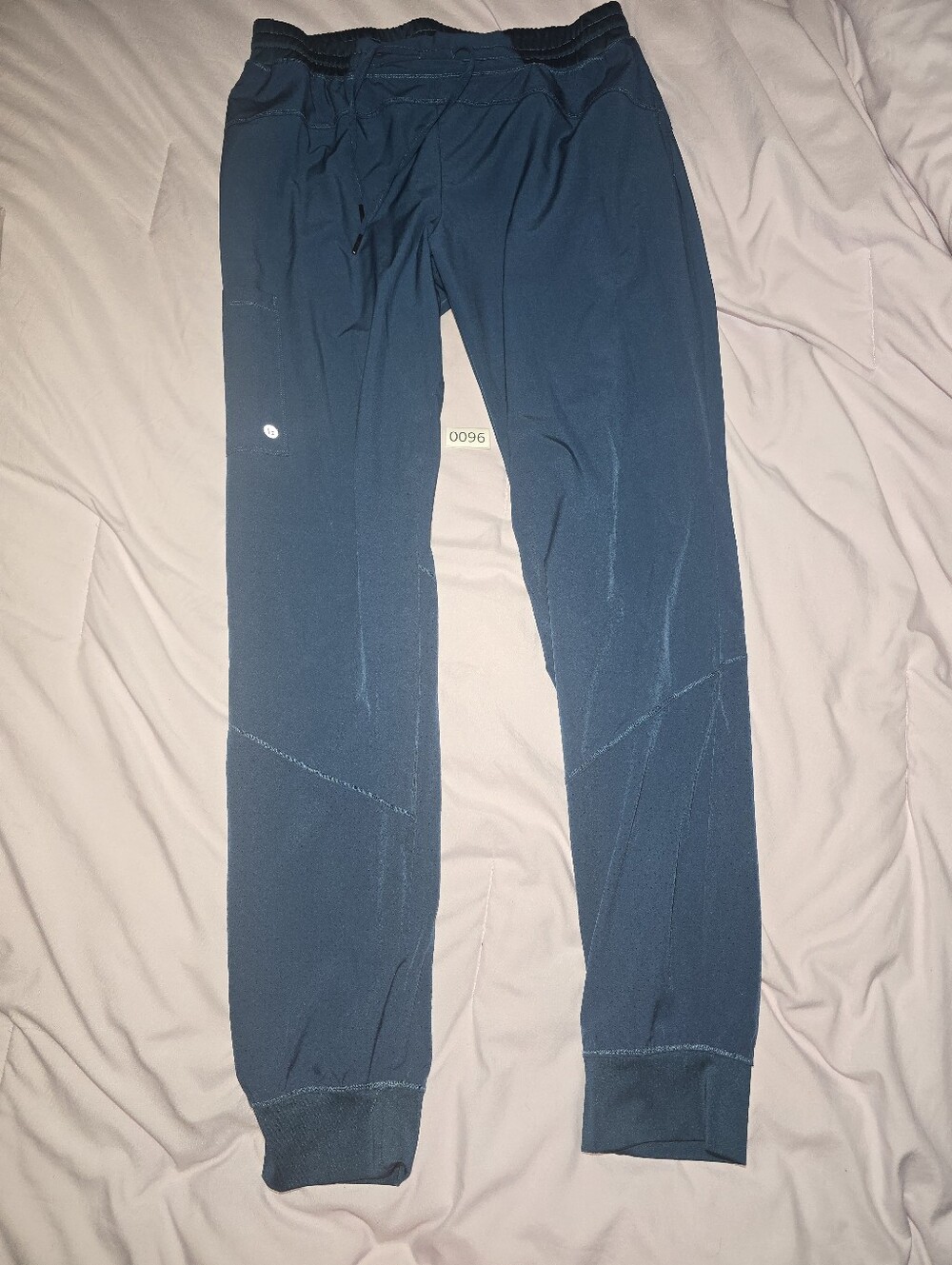 Barco One Caribbean Blue Large Tall Scrub Jogger Pants